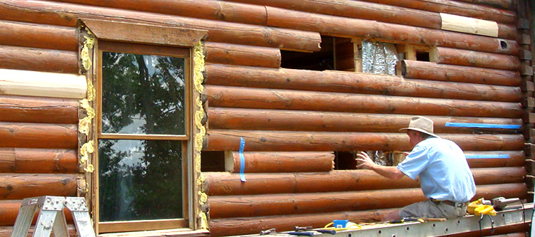 Log Home Repair Lanier County, Georgia